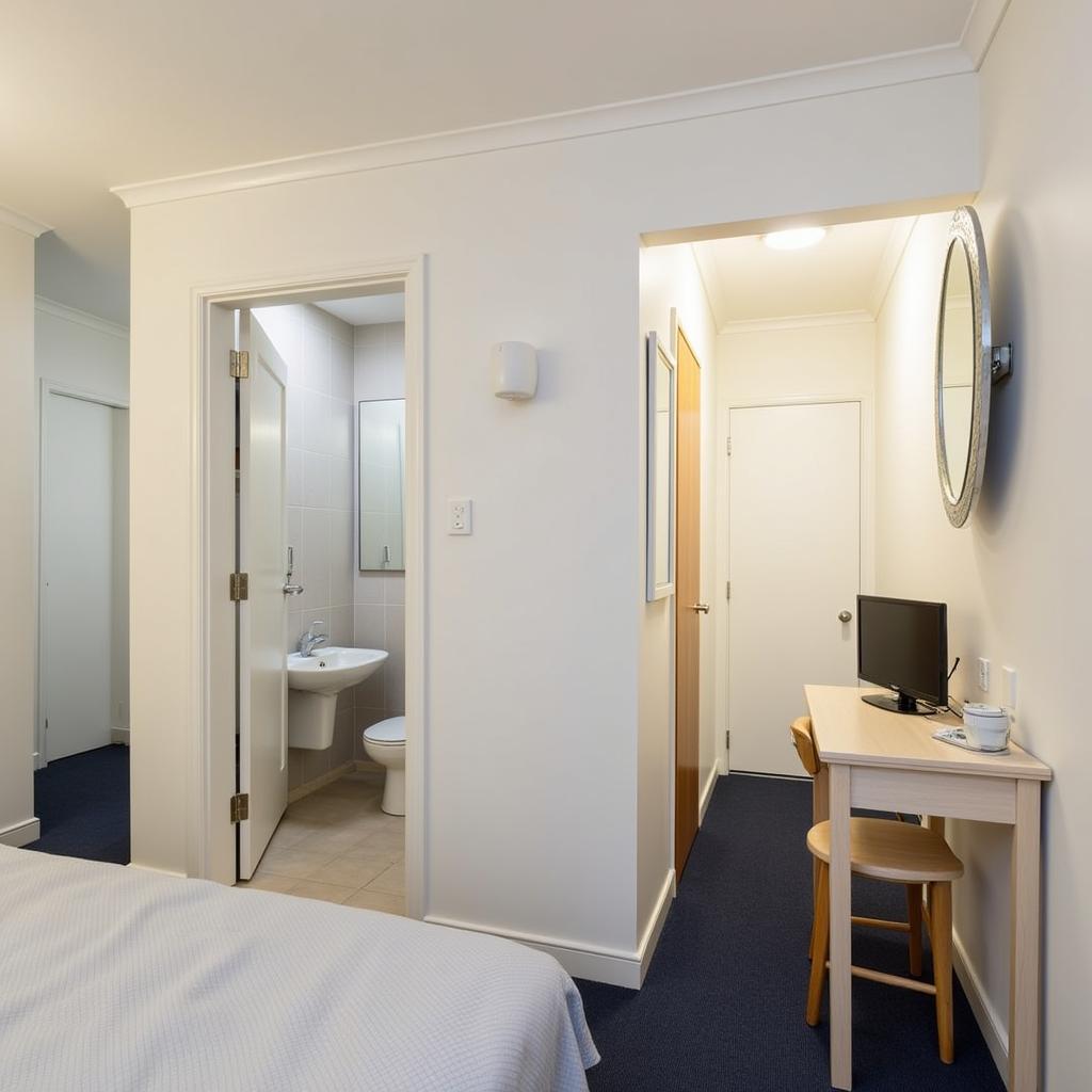 Clean and comfortable budget-friendly hotel room near Royal Perth Hospital