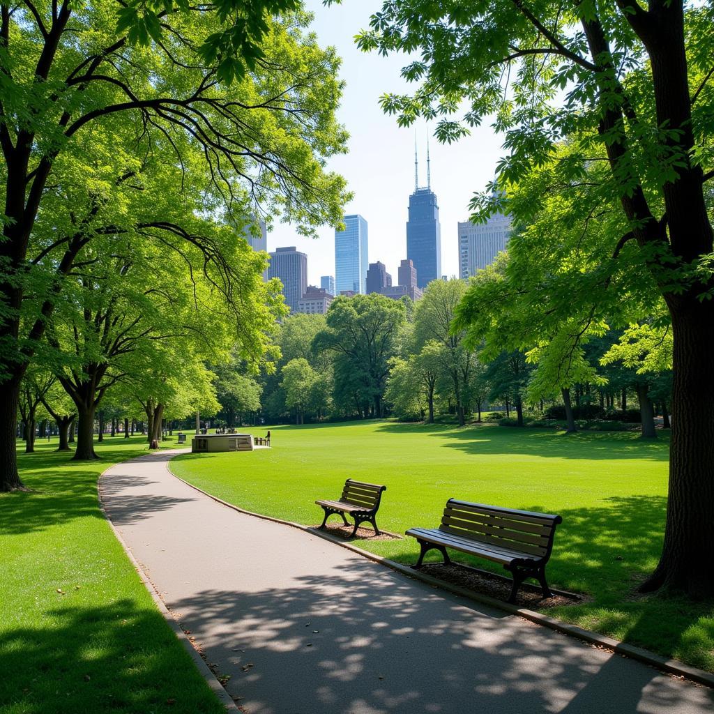 Central Park near Mount Sinai Hospital