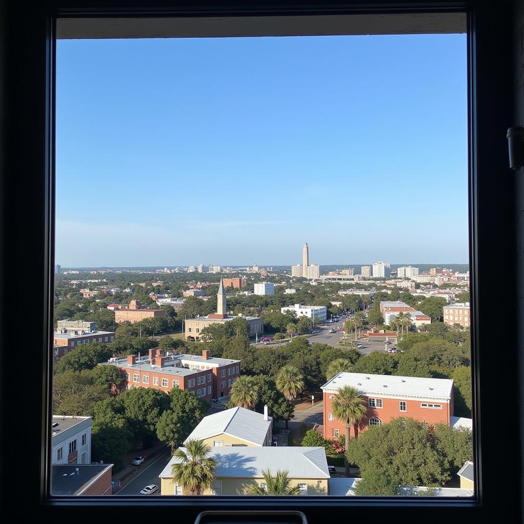 Charleston Cityscape View from San Jose Hospital Hotel