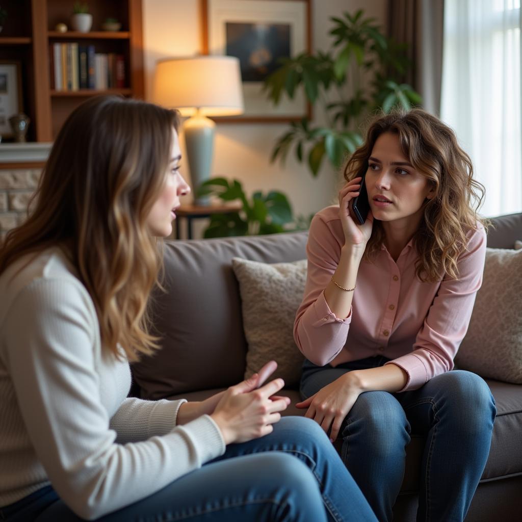 Checking with Family and Friends About a Patient