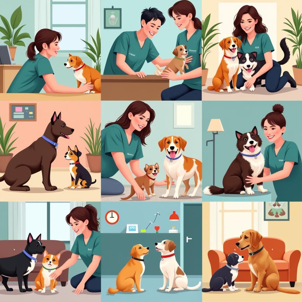 Happy and healthy pets at Chesterton Animal Hospital