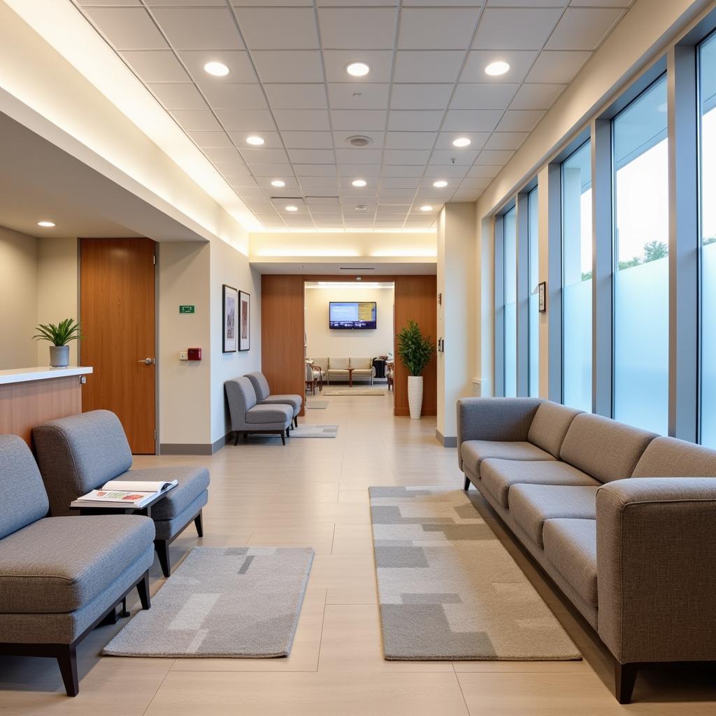 Comfortable waiting area at The Christ Hospital Outpatient Center