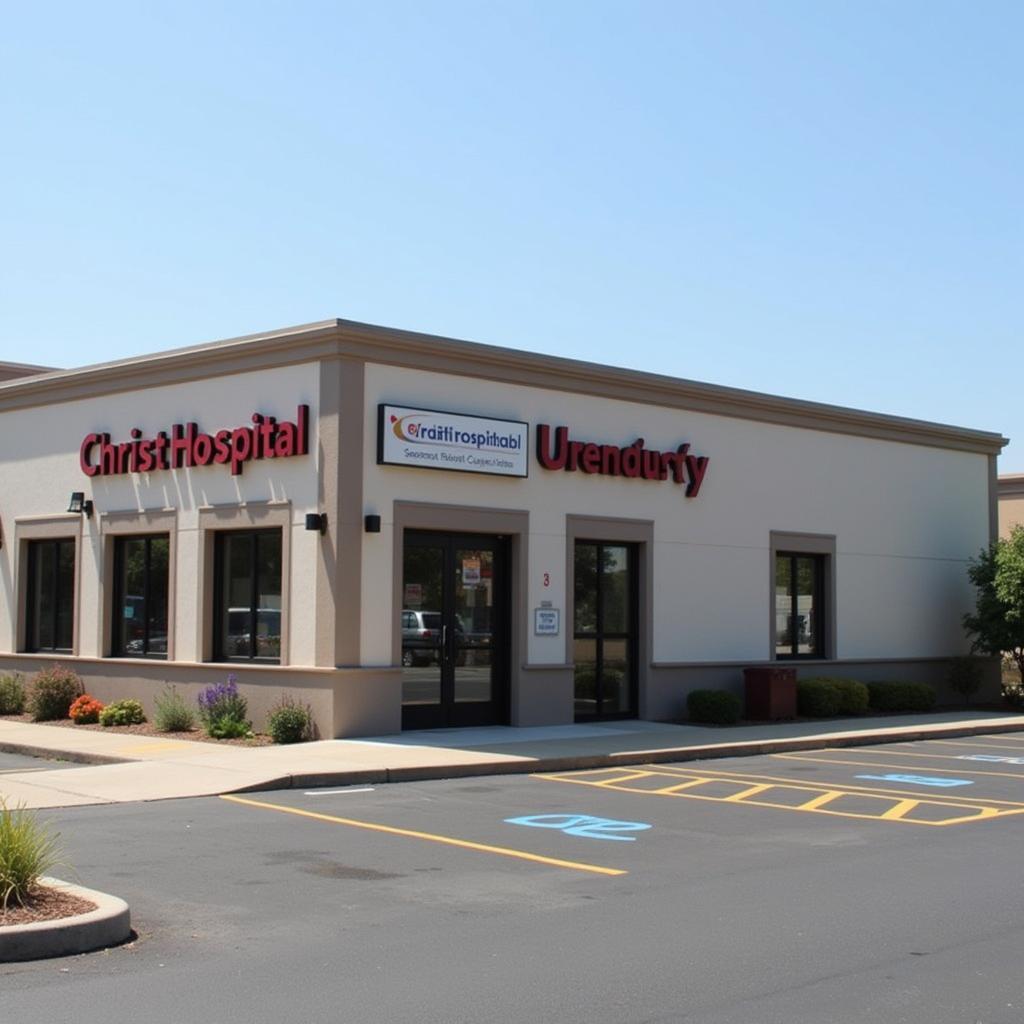 Exterior view of a Christ Hospital Urgent Care building