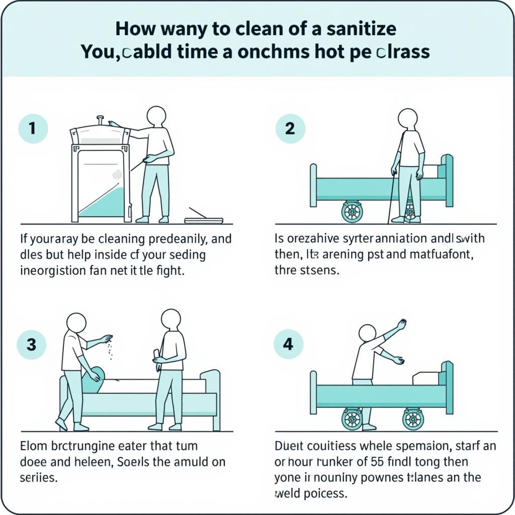 Cleaning a Rented Hospital Bed Properly