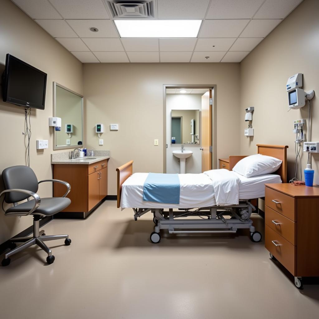 Columbia City Oregon Hospital Patient Room