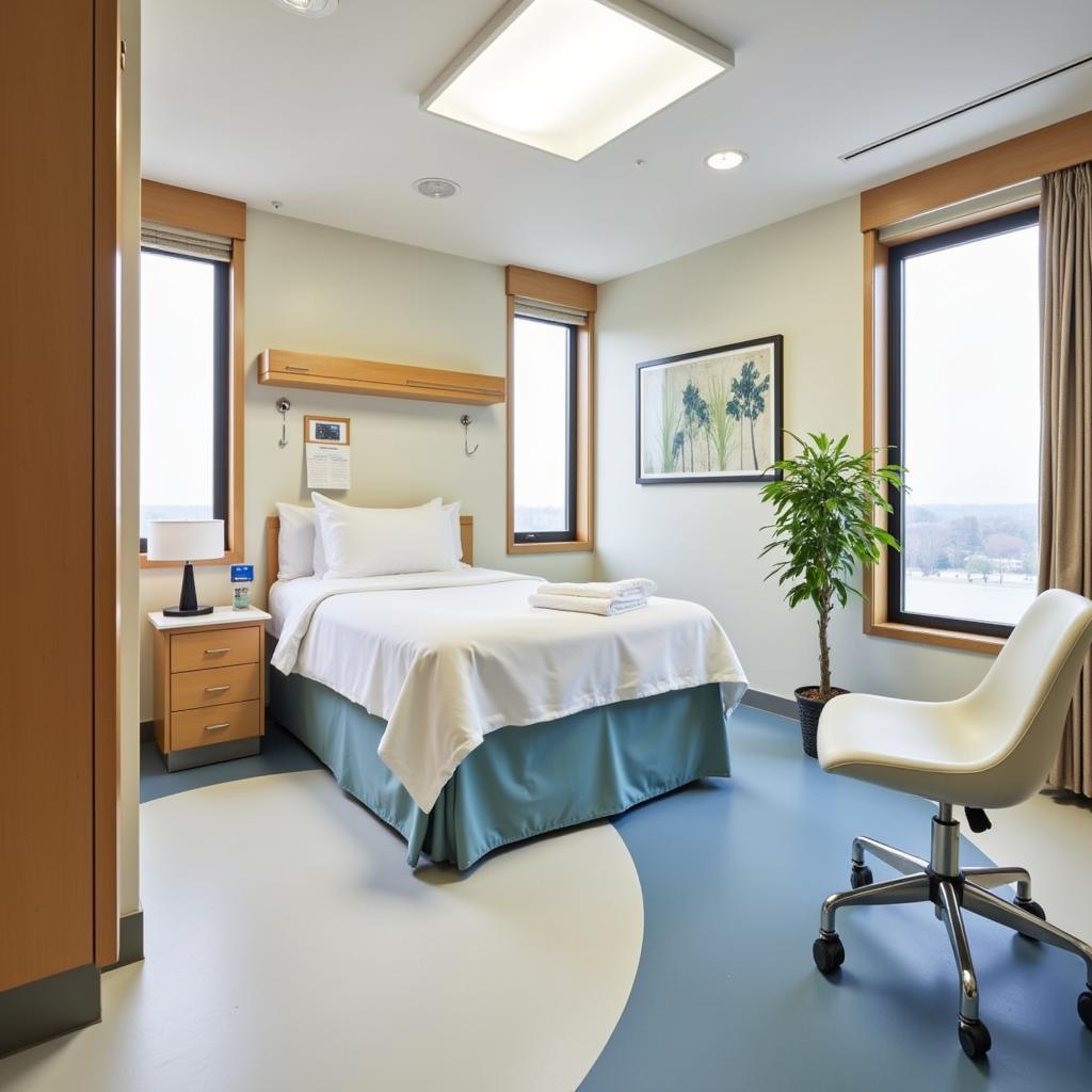 Comfortable Patient Rooms at Viamed Santa Angela de la Cruz