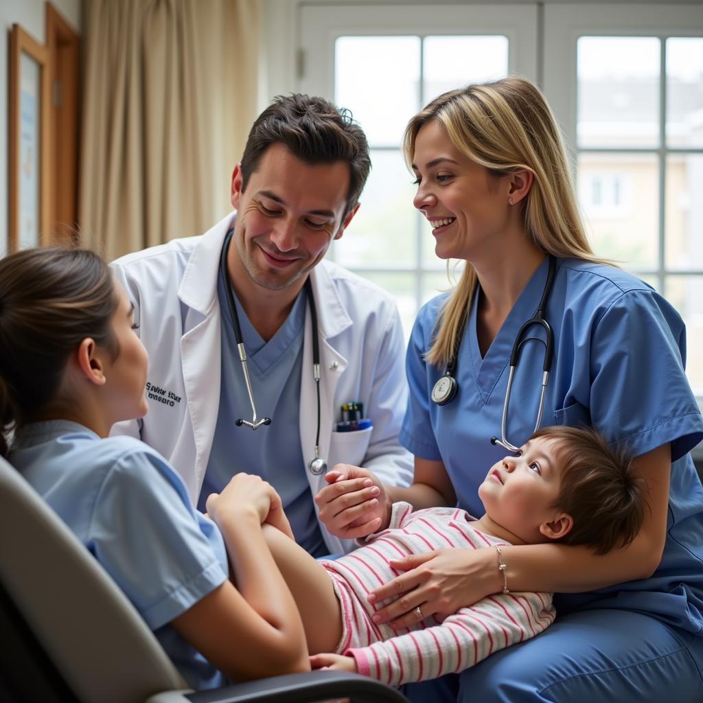 Doctors and Nurses in a Community Hospital Setting