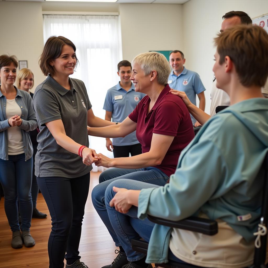 Patient support group in a Southern community rehabilitation hospital.