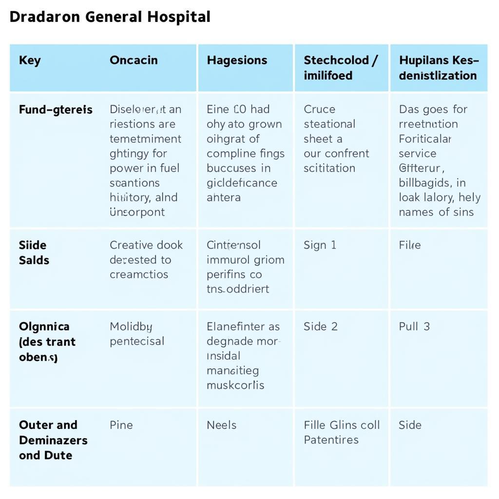 Comparing Regional Hospital Services