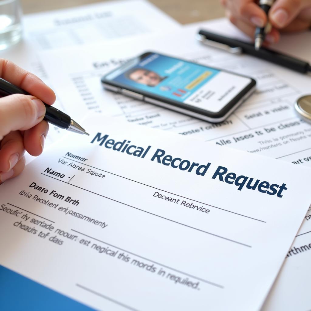 Completing Medical Records Request Form