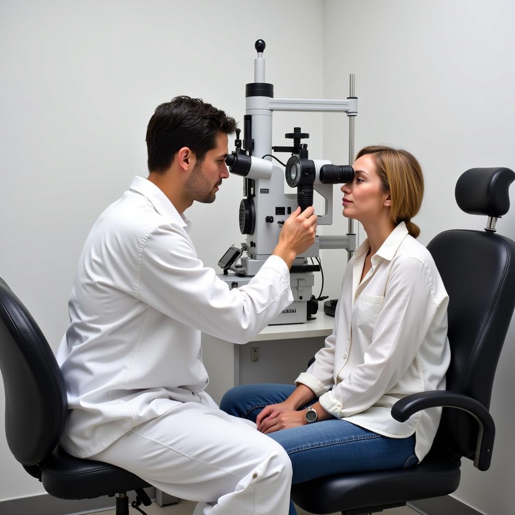 Undergoing a Comprehensive Eye Exam