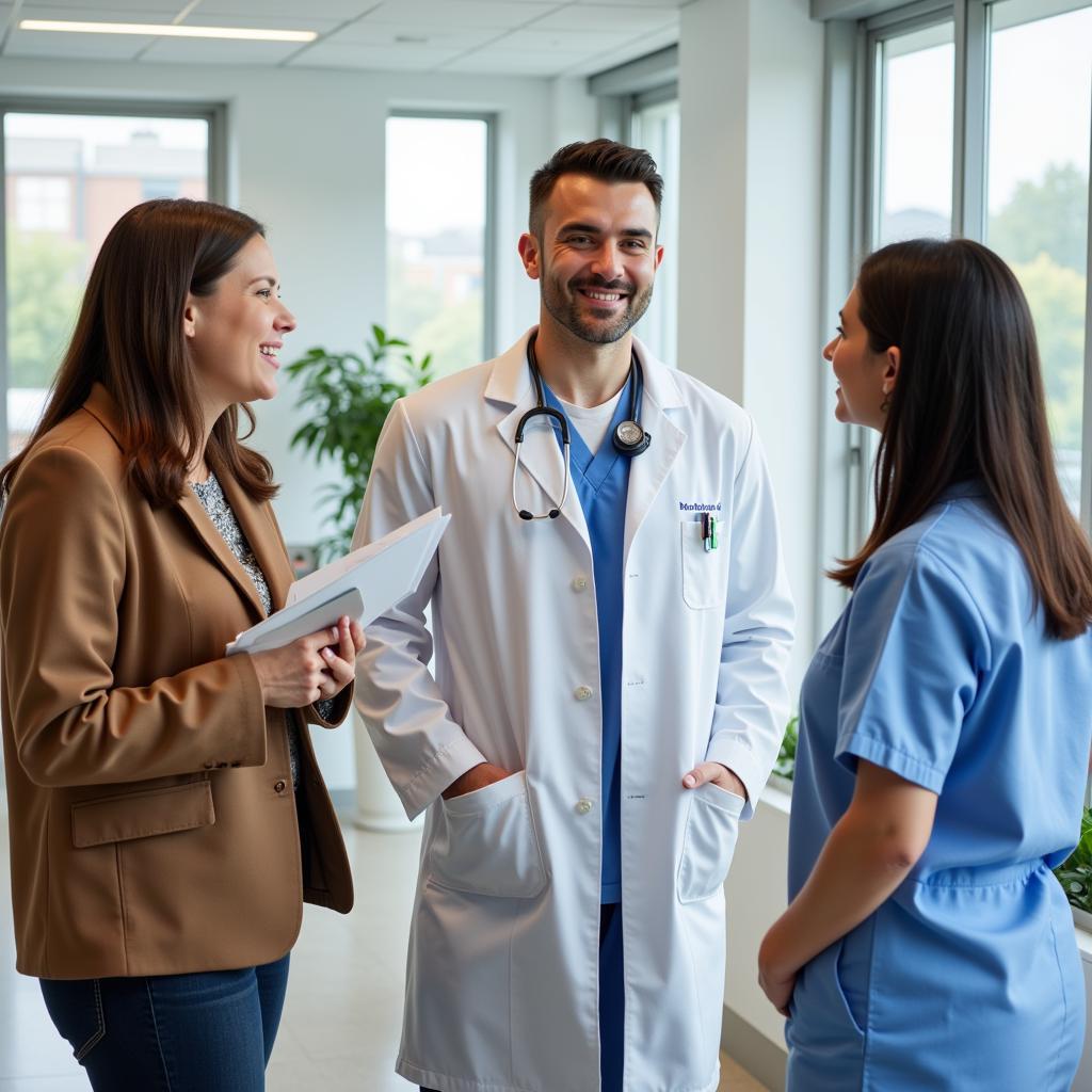 Connecting with Medical Staff for Patient Support