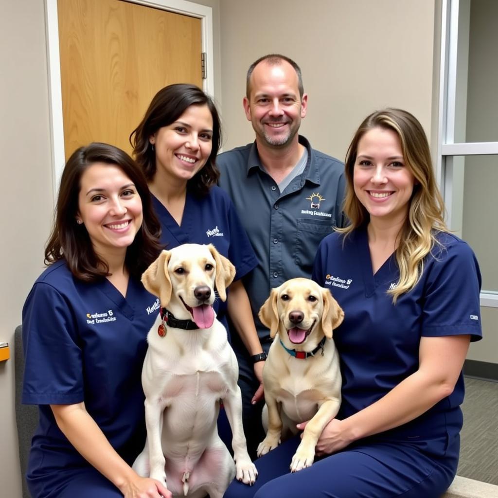 Dedicated veterinary team at Copeland Animal Hospital