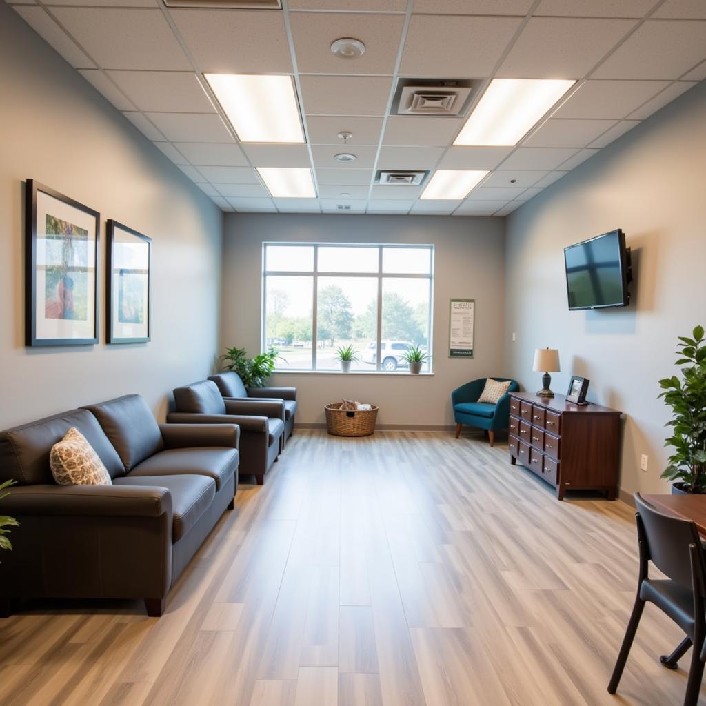 Comfortable Waiting Area in Danville Vet Hospital