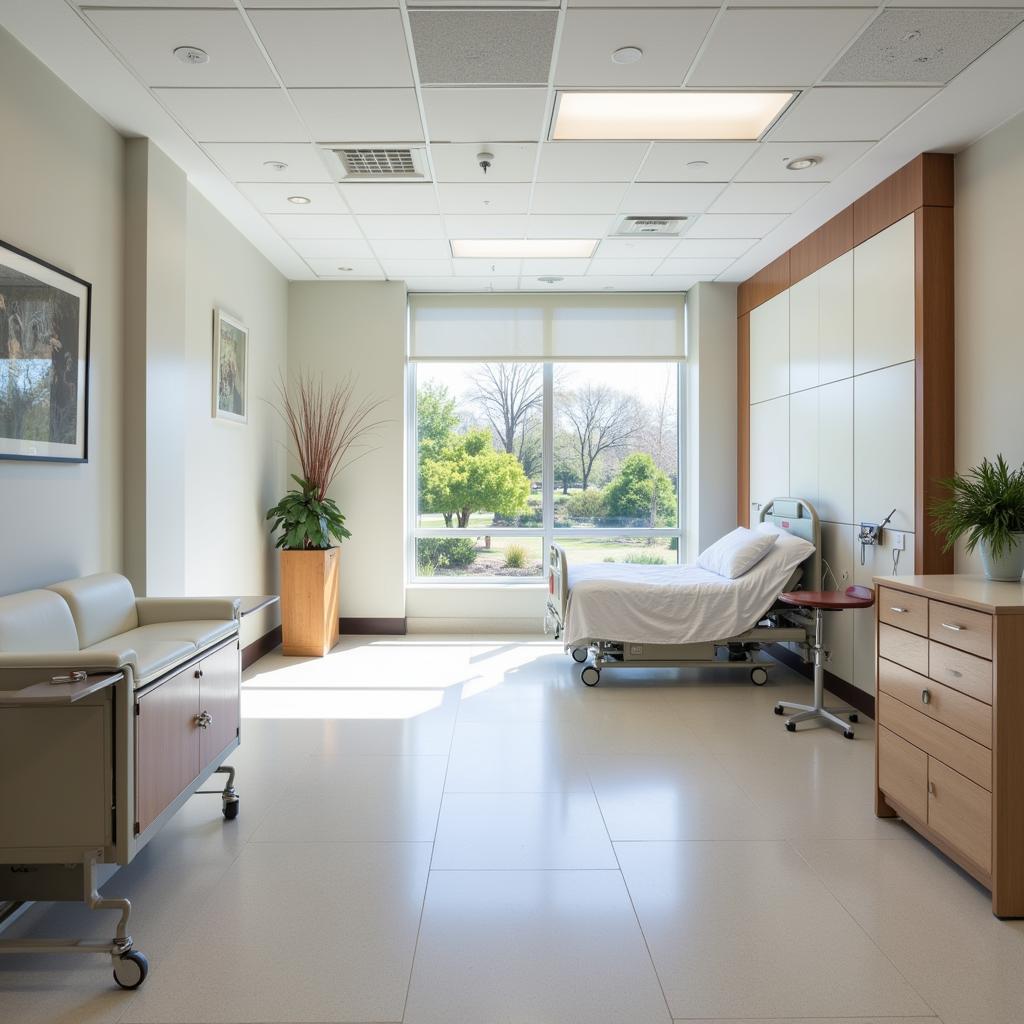 Dauterive Hospital New Iberia Patient Room