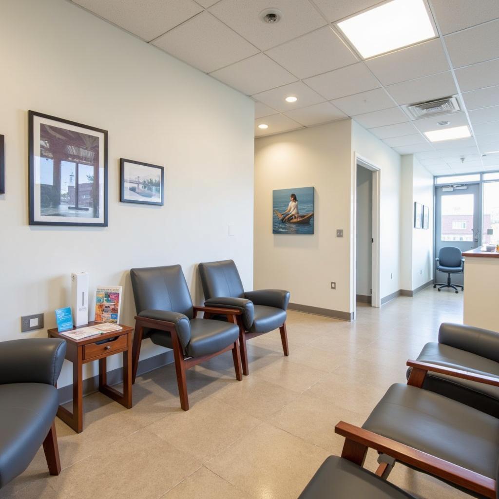 Inside a Modern Dental Clinic Waiting Room