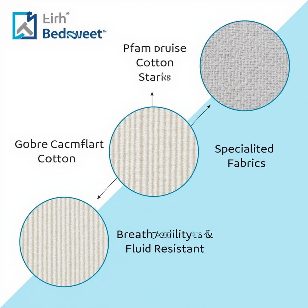 Comparing different hospital bed sheet materials