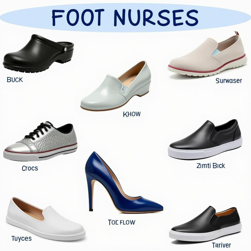 Variety of Hospital Shoes for Nurses