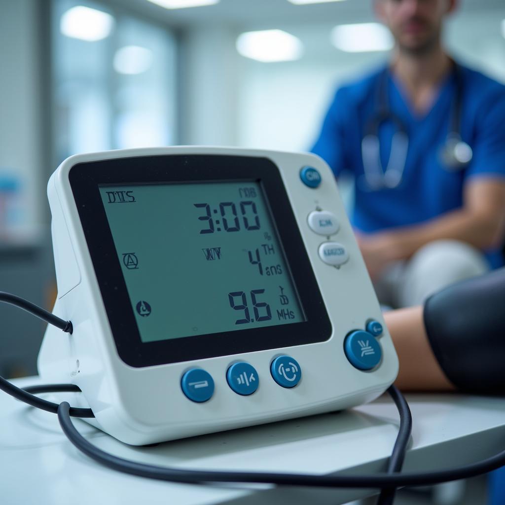 Digital Blood Pressure Monitor in Hospital