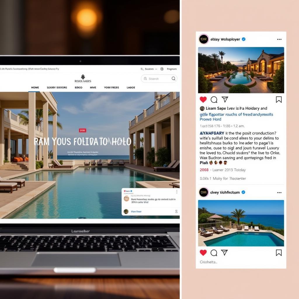 Leveraging digital marketing channels for luxury hospitality