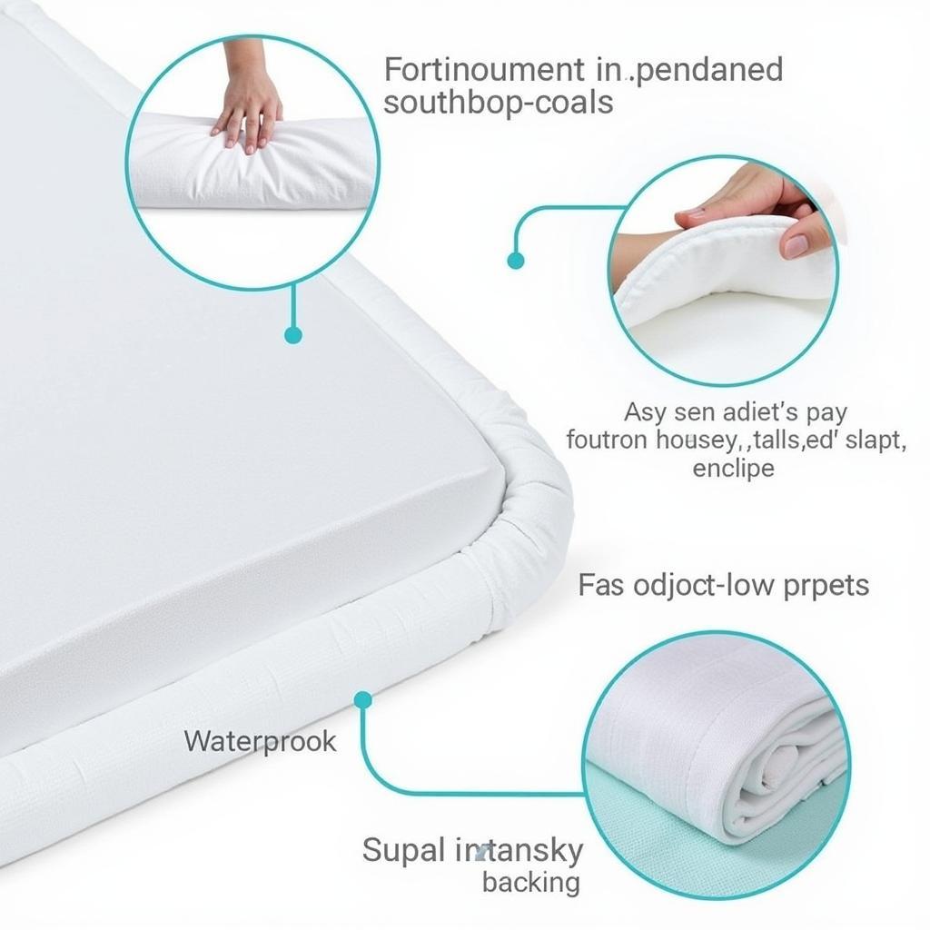 Disposable bed chucks with various features for hygiene and comfort