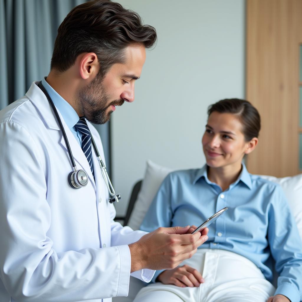 Doctor Examining Patient