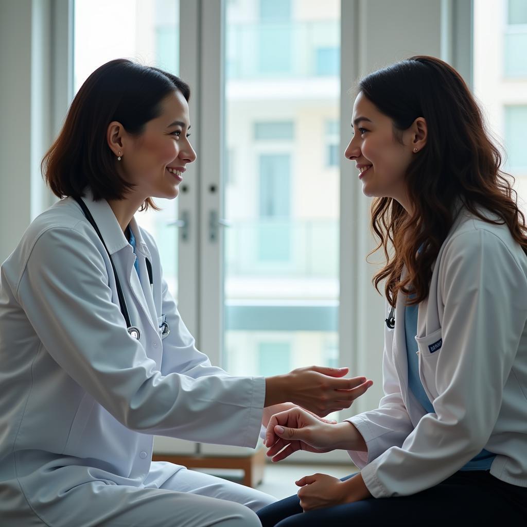 Doctor Consulting with Patient