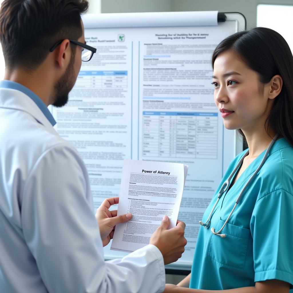 Doctor Reviewing Patient Chart