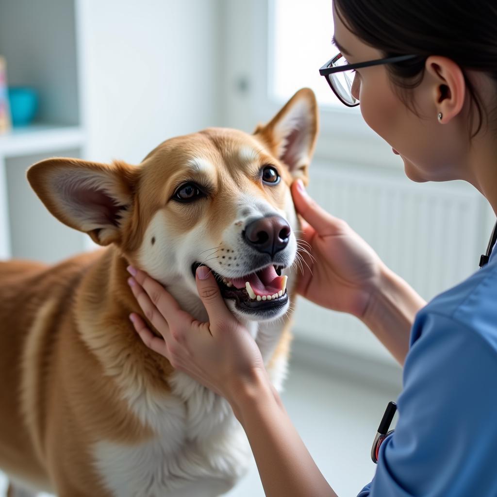 Dog Receiving Care at an Animal Hospital in Henderson KY