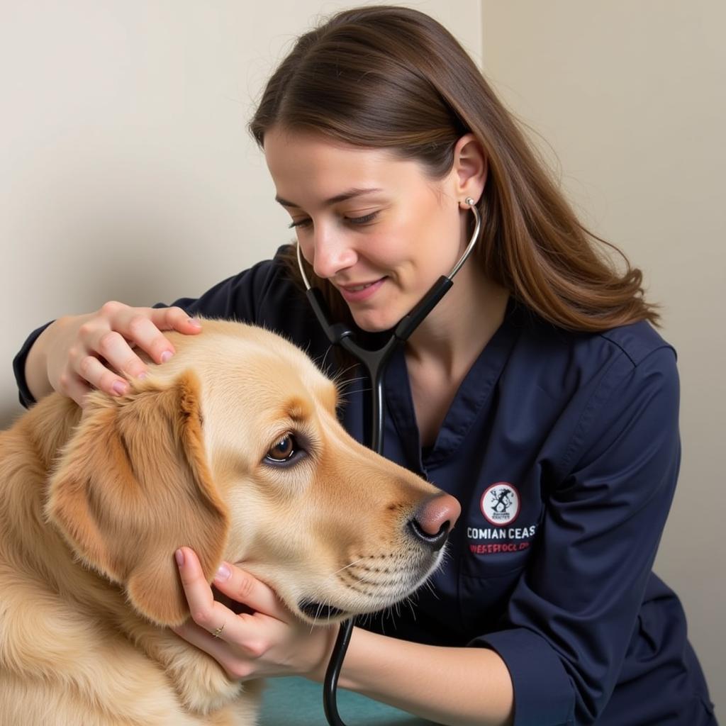 Dr. Kelley Garner Providing a Thorough Examination