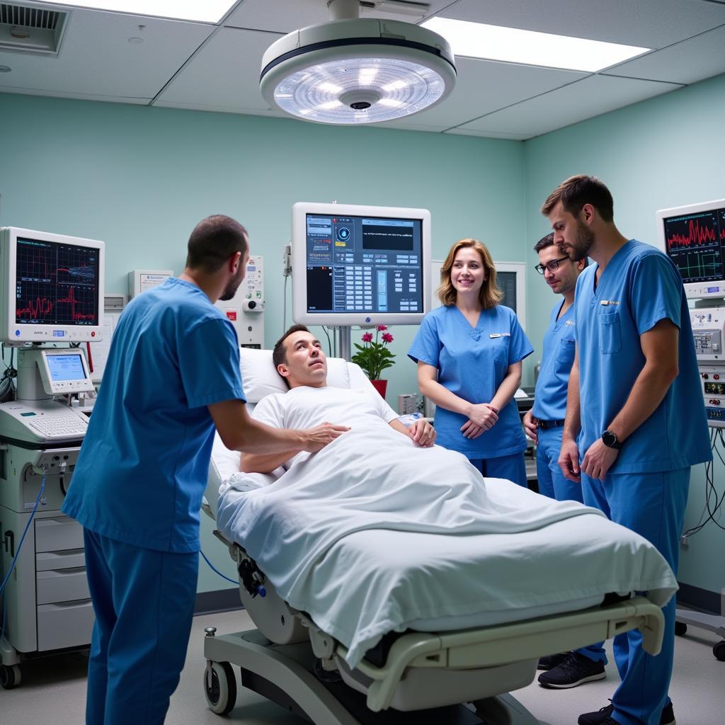 Cardiology DSU Unit in a Hospital