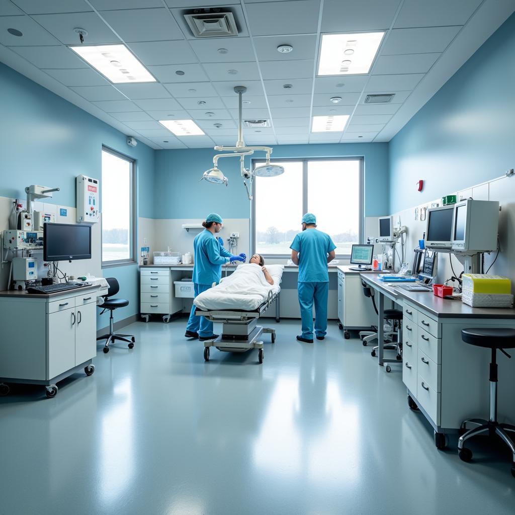 Duane L Waters Hospital ER Treatment Room