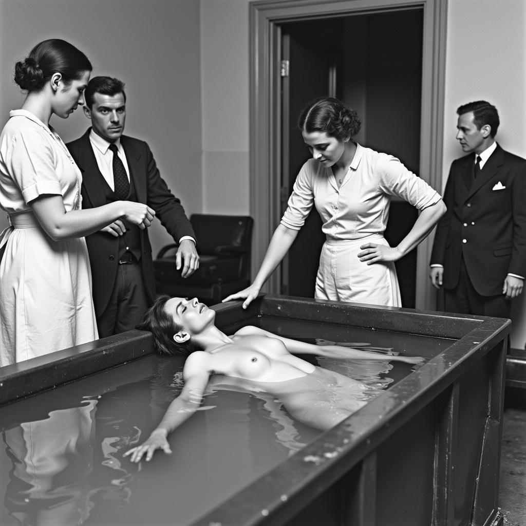 Early Mental Hospital Treatment: Hydrotherapy