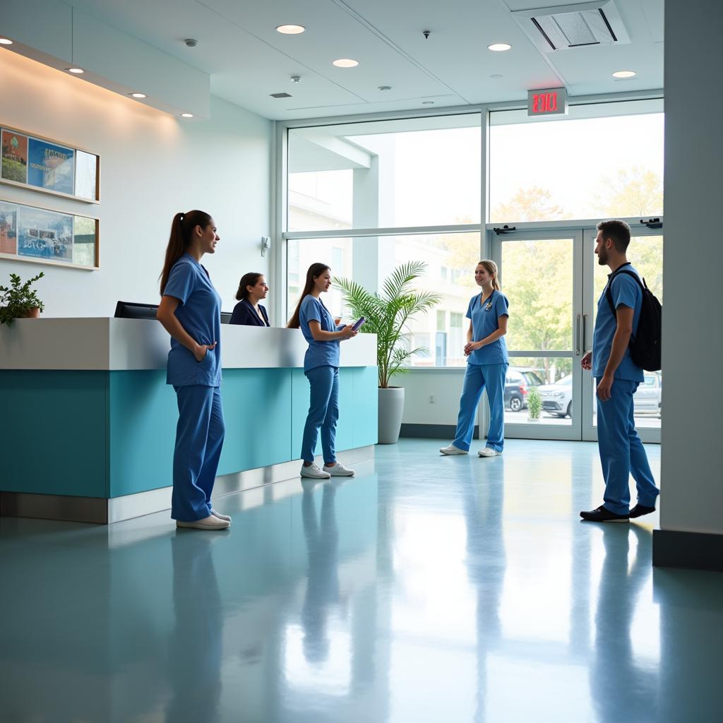 El Camino Hospital Reception Area