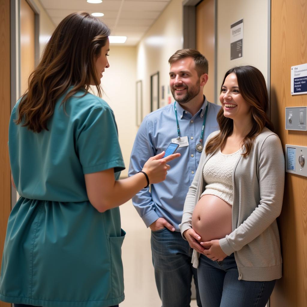 Expectant Parents on a San Antonio Hospital Tour