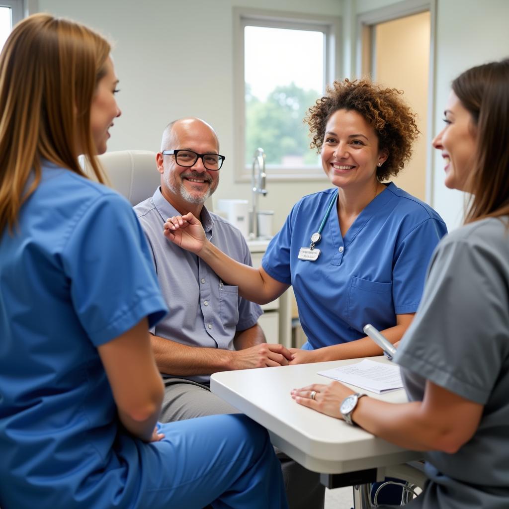 Medical staff at Fayette County Hospital Vandalia IL demonstrating professionalism and care.