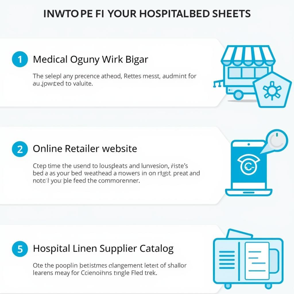 Finding Hospital Bed Sheets: Exploring different purchasing options and resources for specialized hospital linens.