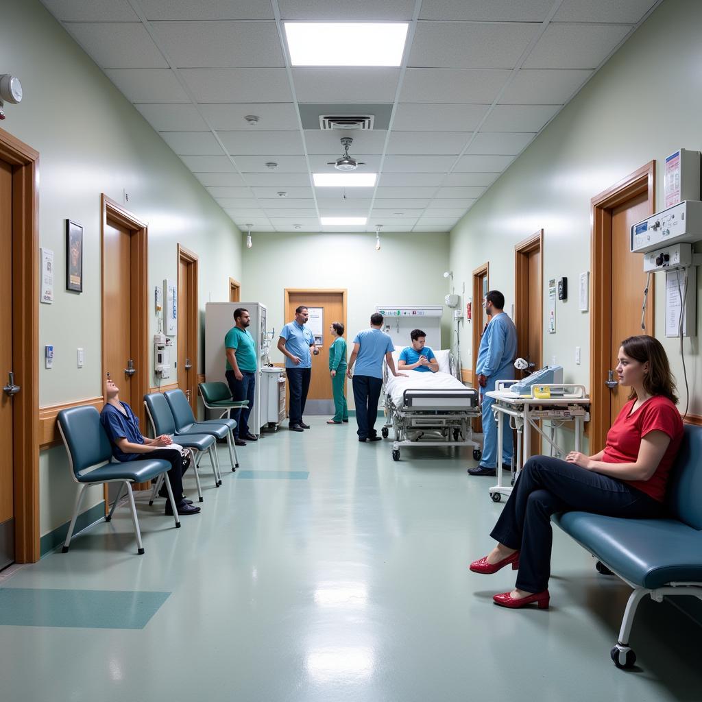 Florence Alabama Hospital Emergency Room Scene