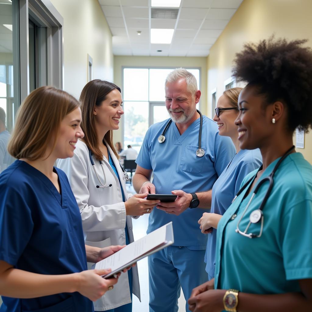 Gettysburg Hospital Staff Collaborating