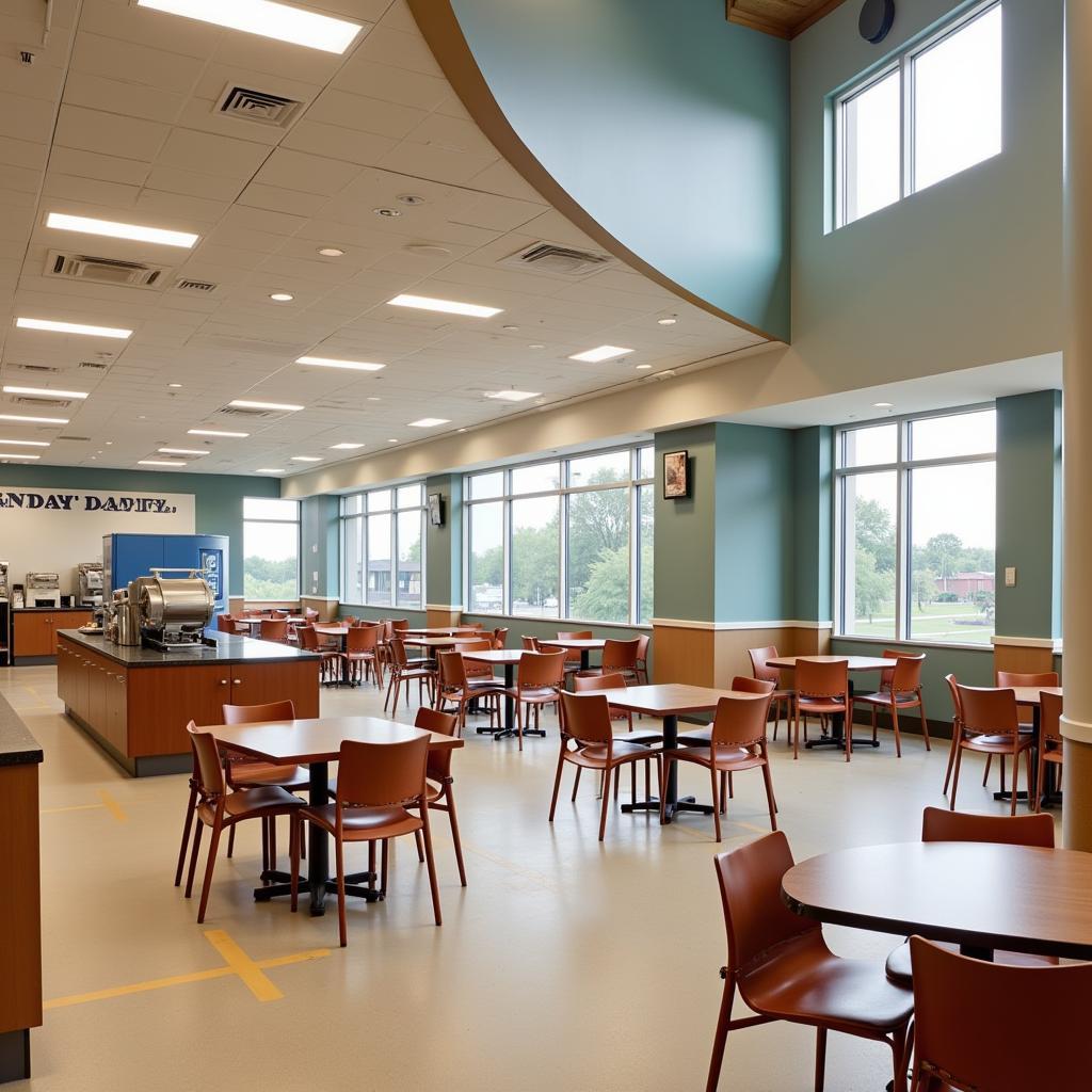 Grandview Hospital Cafeteria Layout and Seating Area