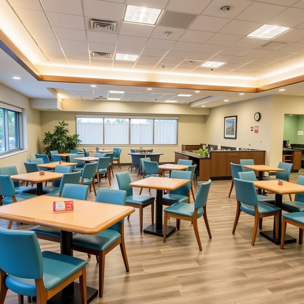 Dining Area at Greenville Memorial Hospital Cafeteria