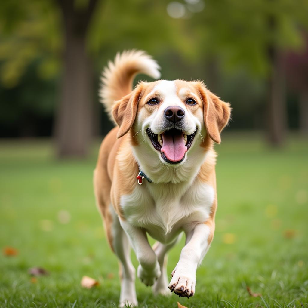 Happy and Healthy Dog After Vet Visit