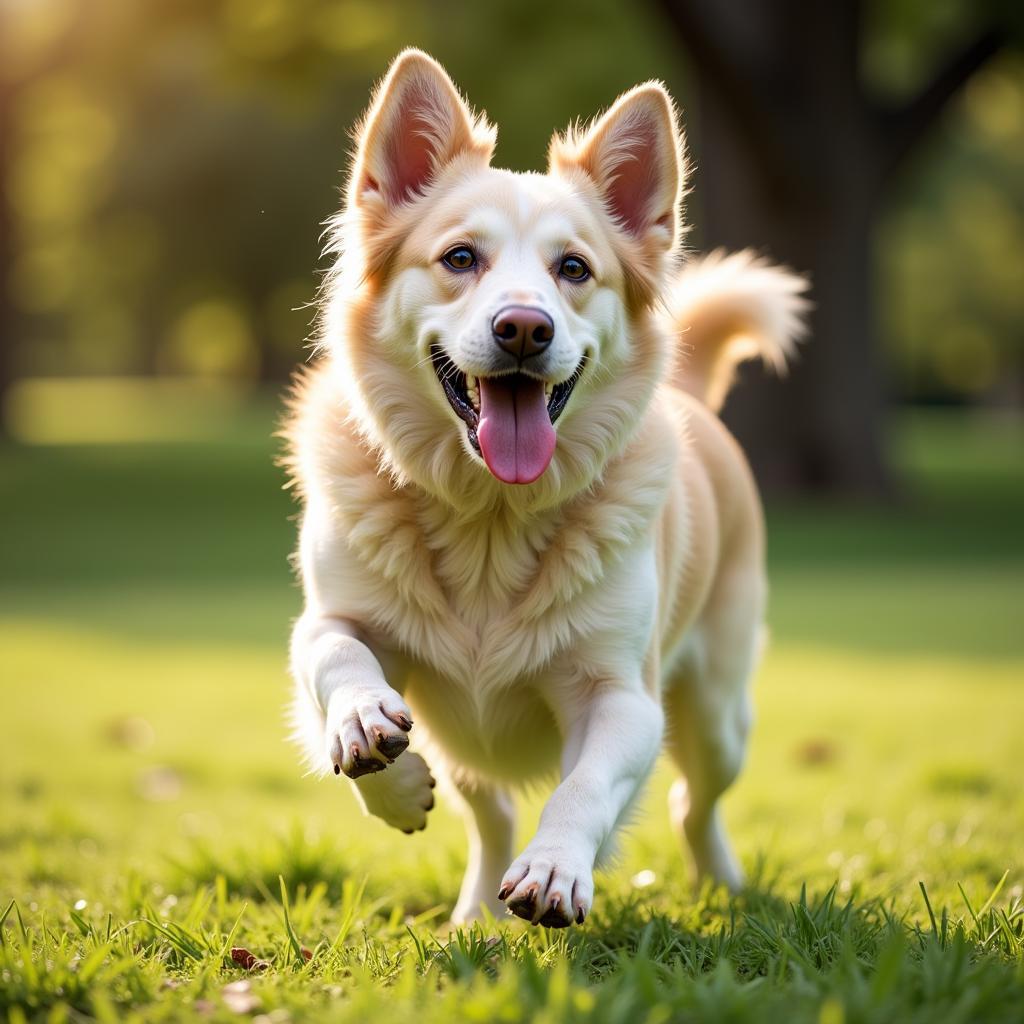 Happy, Healthy Dog in Fredericksburg TX