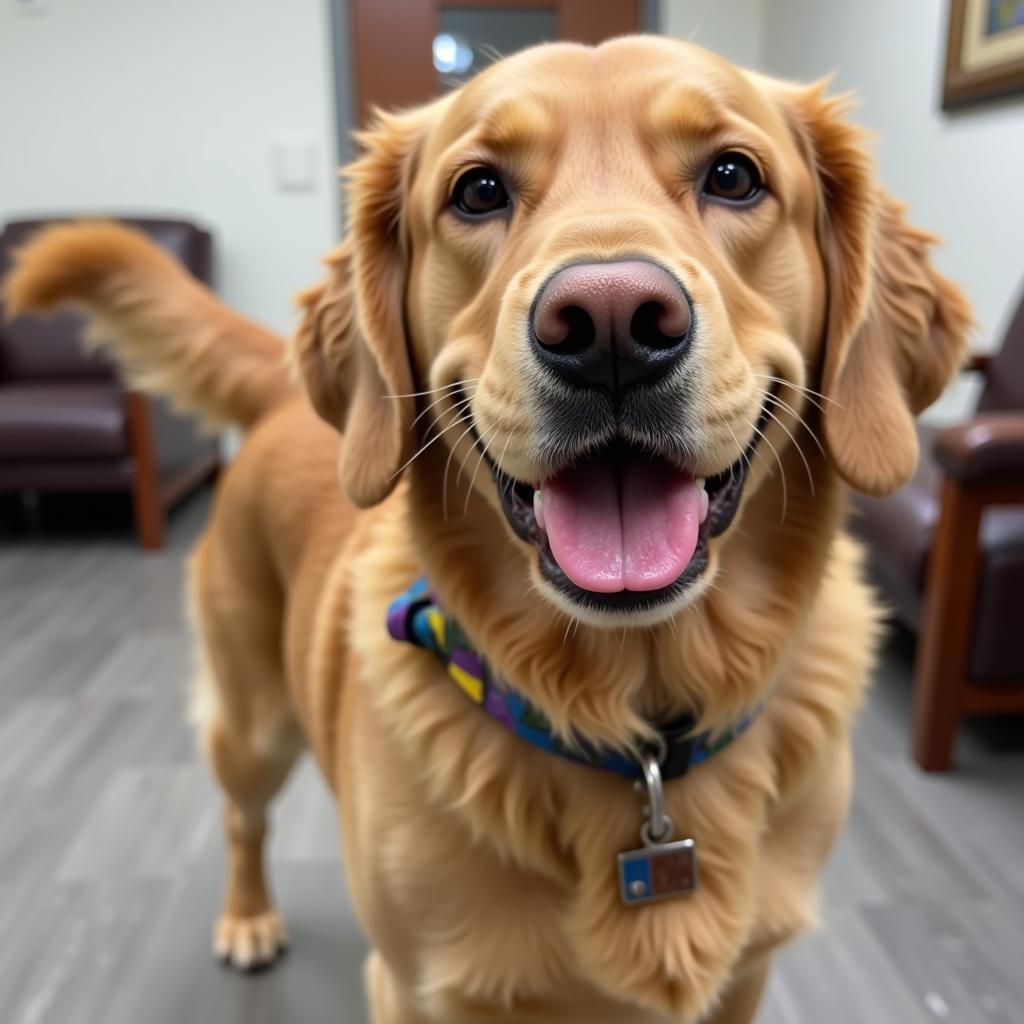 Happy and Healthy Dog at a Port Hueneme Vet