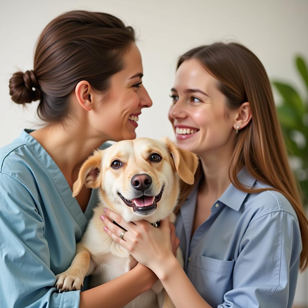 Happy and Healthy Pet and Owner