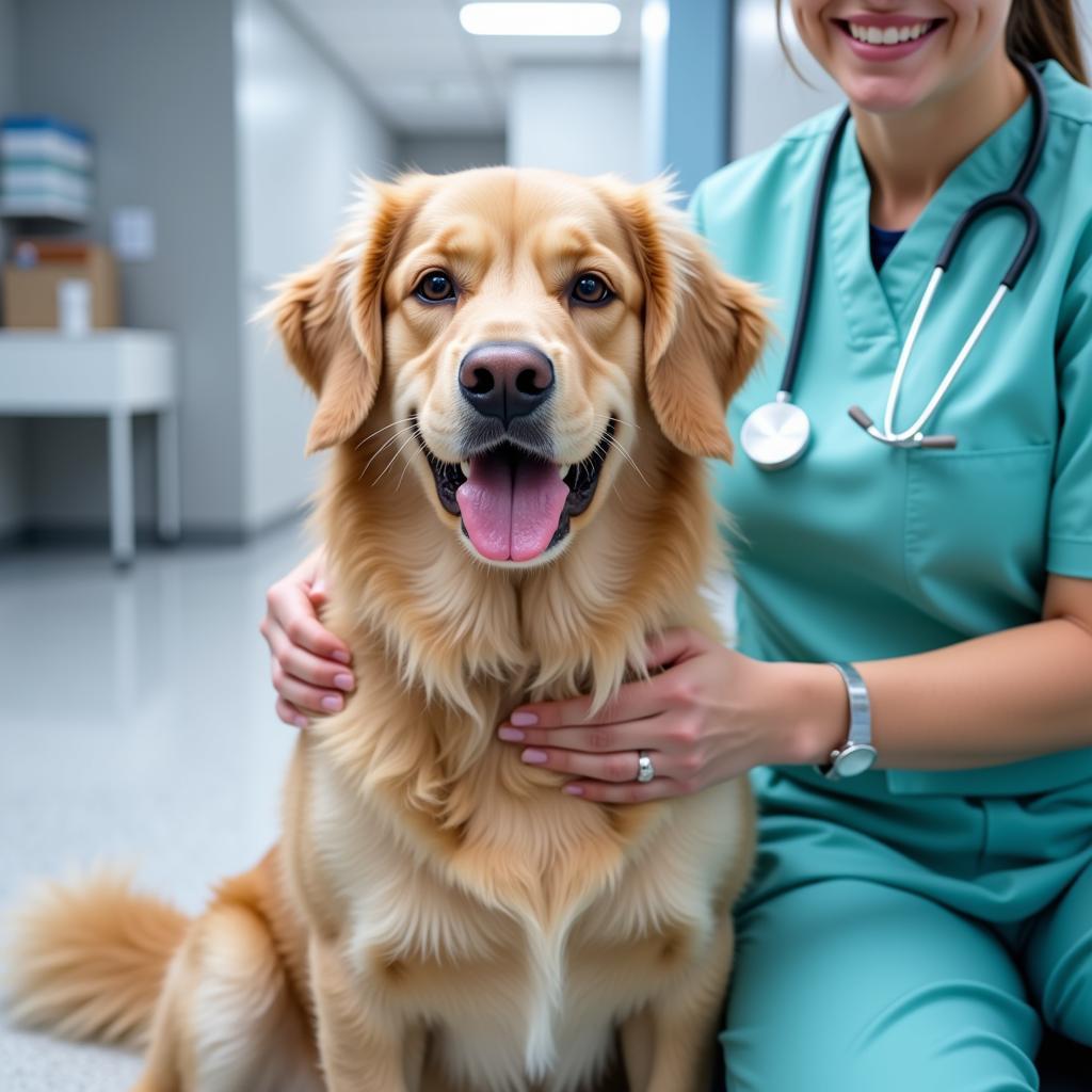 A Happy and Healthy Pet at the Vet