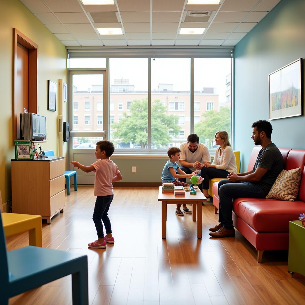 Harlem Hospital Pediatrics Waiting Room