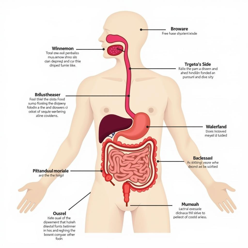 Diagram of a Healthy Digestive System