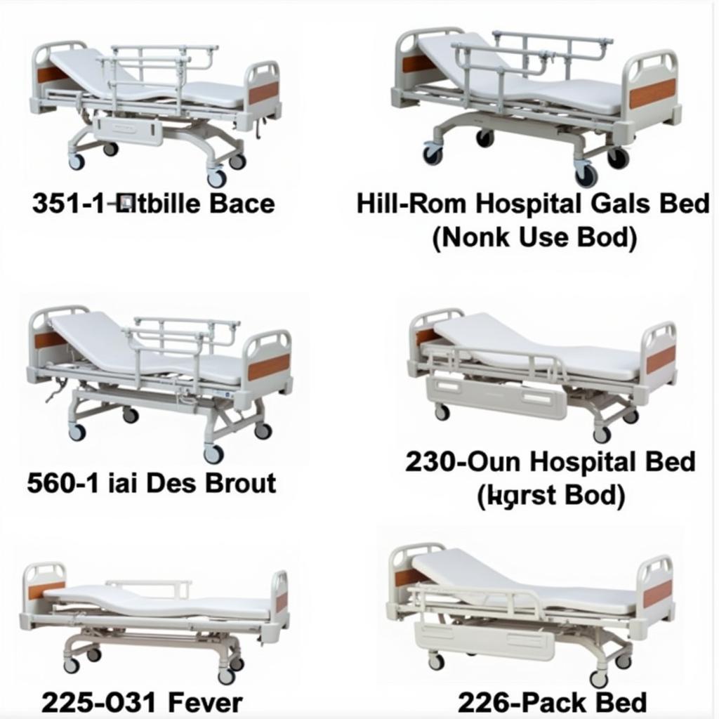 Different Hill-Rom Hospital Bed Models