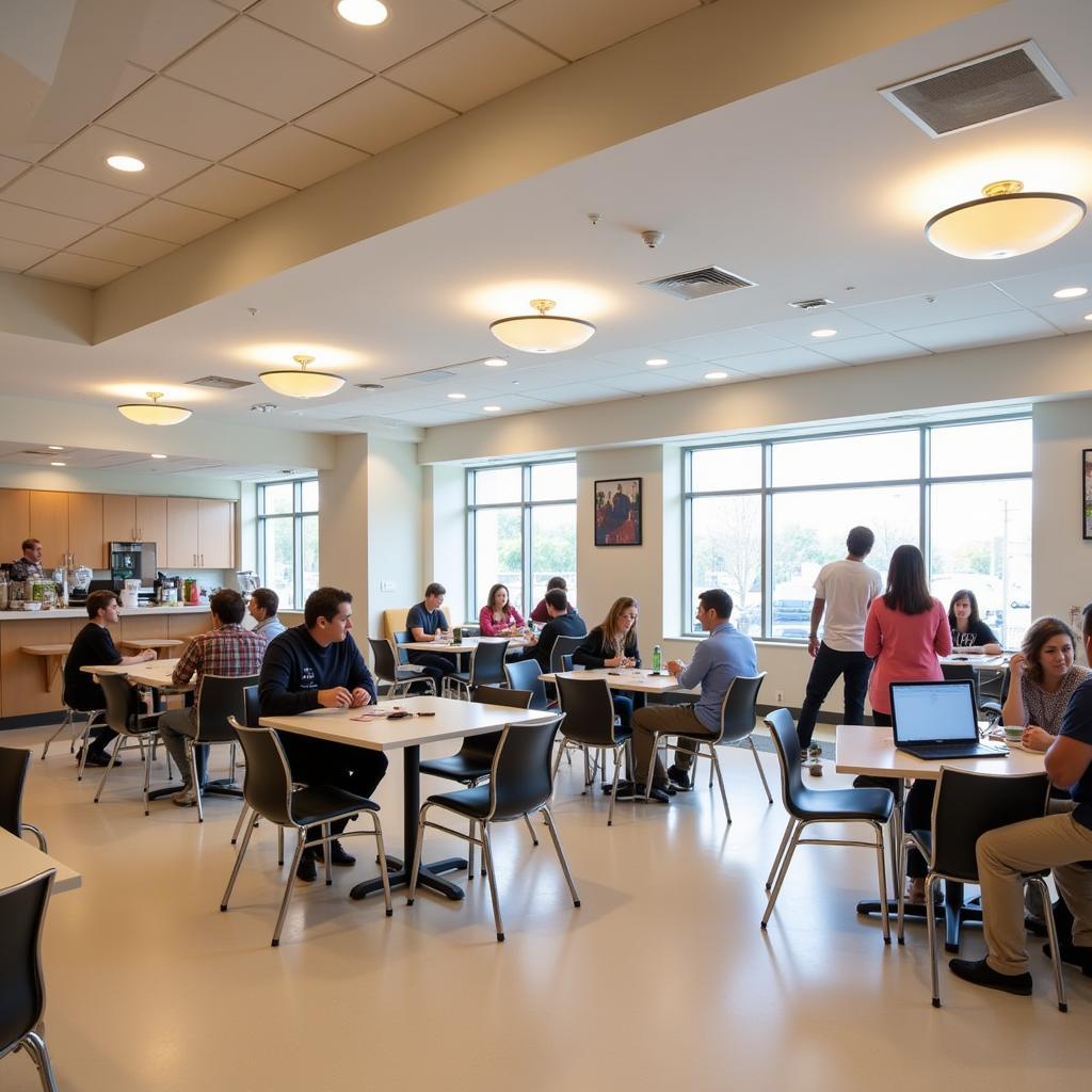 Comfortable Dining Area at Hoag Hospital Cafeteria